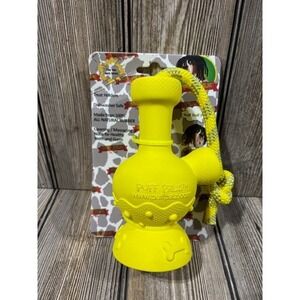 Puff Palz Tug & Toke Rubber Dog Toy Yellow